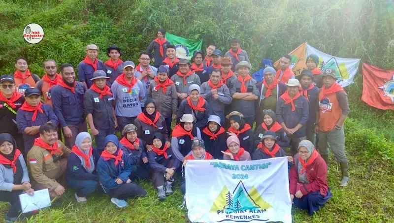 Foto bersama peserta Dikdas Rimba Kemenkes Angkatan 1