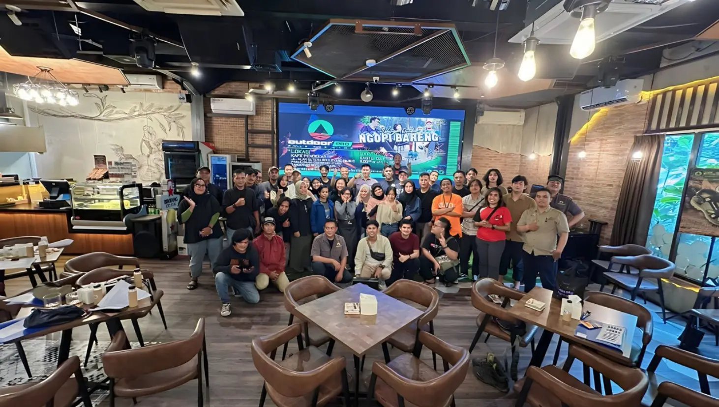 Ngopi bareng Outdoor Pro