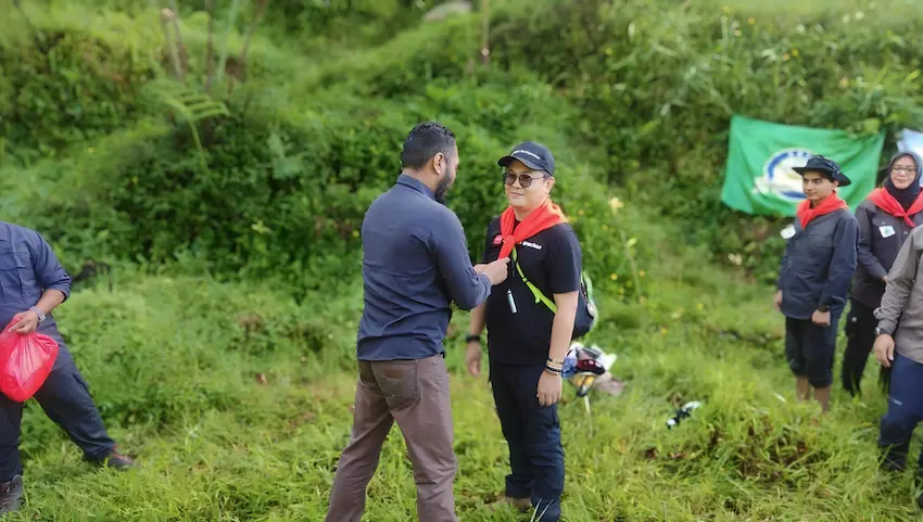 Penyematan slayer kepada Founder Jejak Backpacker