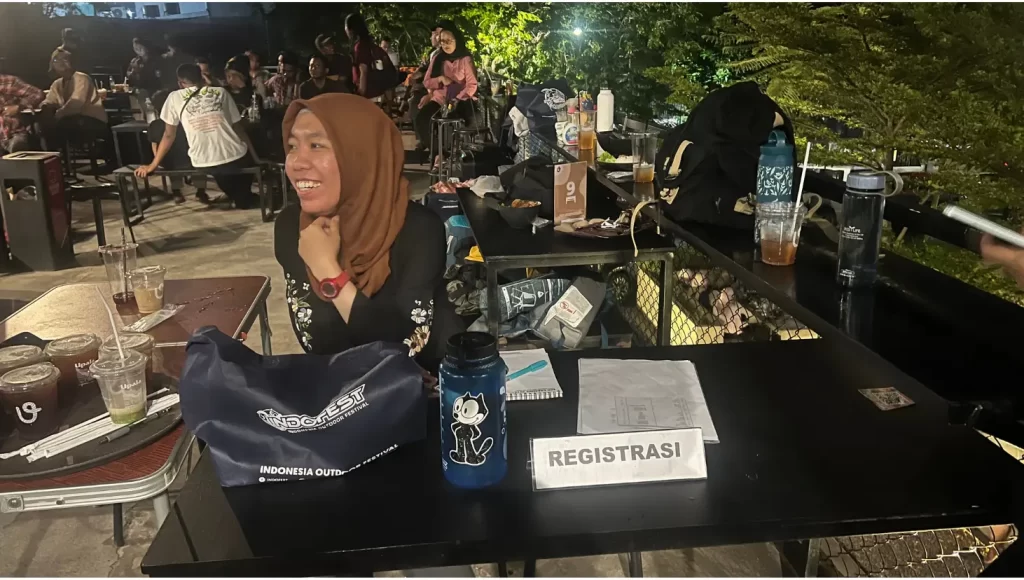 Meja Registrasi Indofest Mendadak Bukber