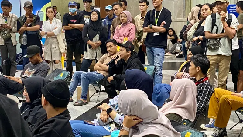 Sesi tanya jawab dengan penonton