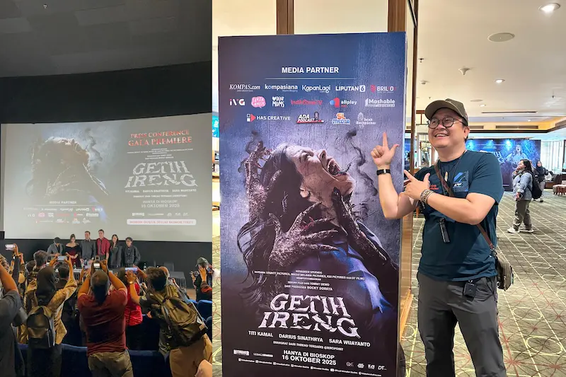Jejak Backpacker di Gala Premiere Film Getih Ireng