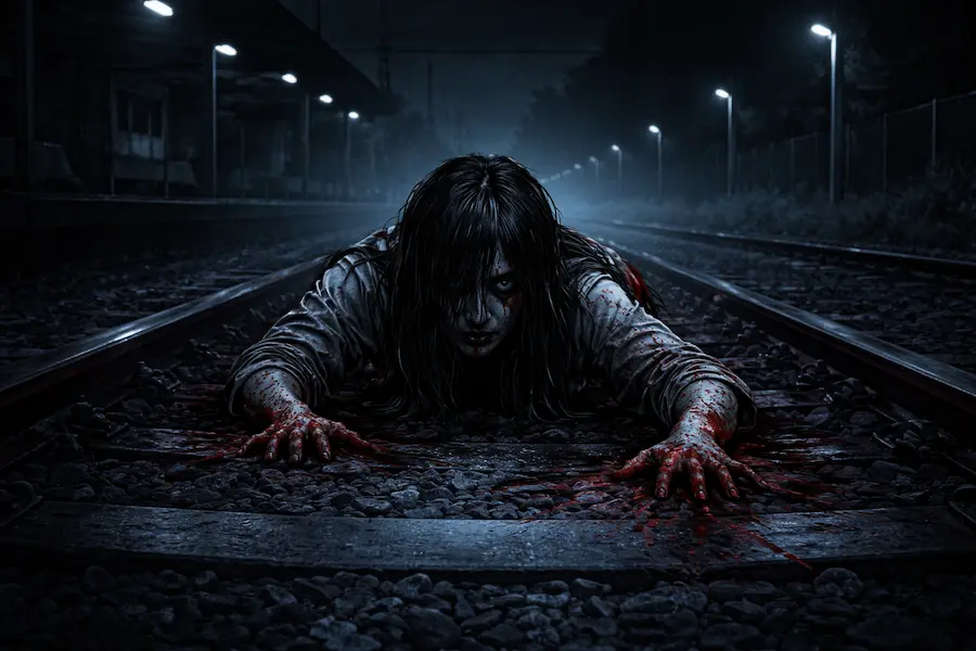 Asal usul hantu teke teke Jepang (gambar hanya ilustrasi)